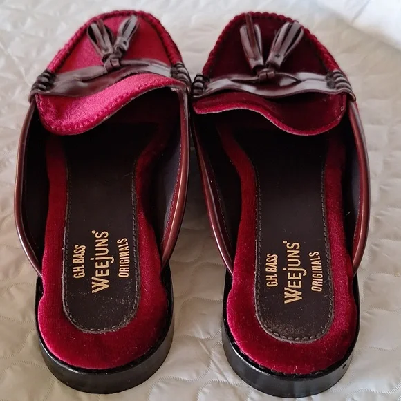 Willow Mule Velvet Loafers Size 7 M - Picture 3 of 6